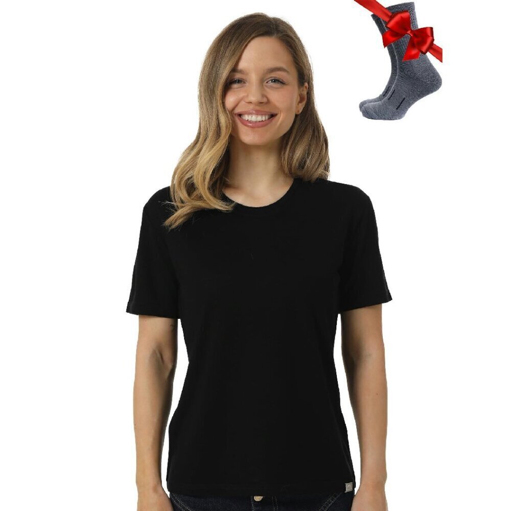 Women's Merino Wool Base Layer Tee Moisture Wicking Activewear
